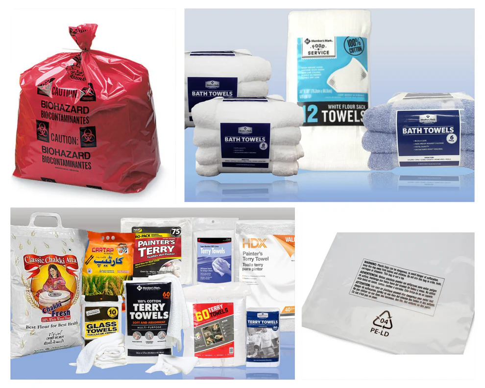 Custom Printed LLDPE Polybags – Bulk Quantity Order